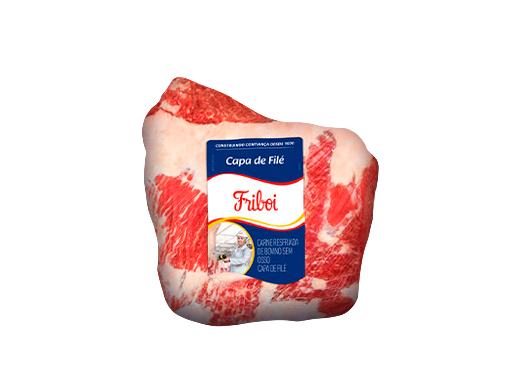CAPA DE FILÉ BOVINA RESFRIADA FRIBOI 1,5 KG (CX 23 KG)
